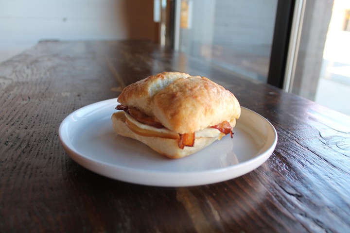 Bacon Gouda Egg  On Ciabatta