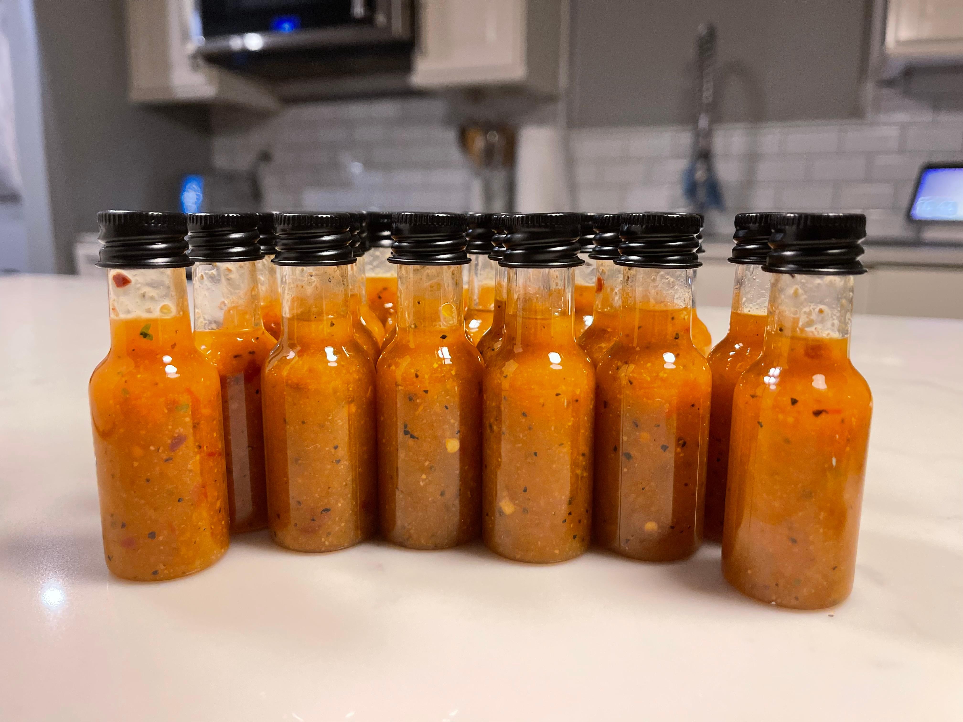 Mini 1.2 oz Aji Pepper Seasoned Hot Sauce