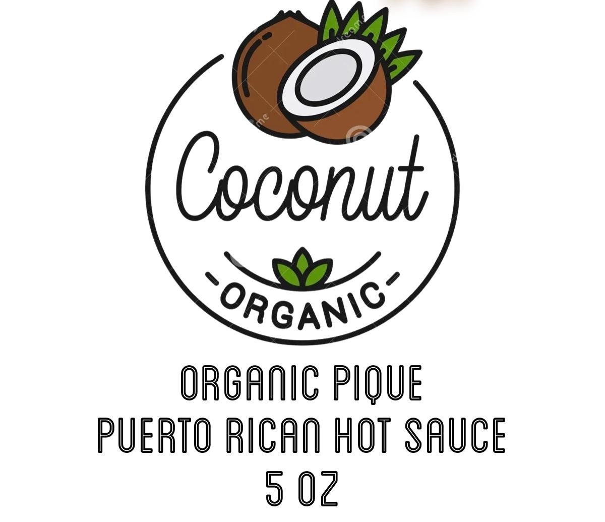 Pique de Coco / Coconut Hot Sauce 5oz Bottle