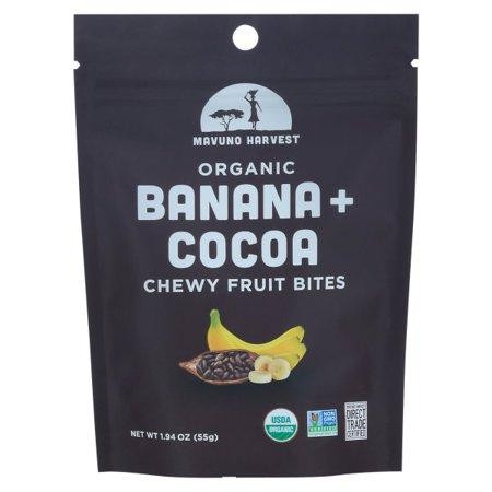 Organic Banana + Cocoa Chewy Fruit Bites