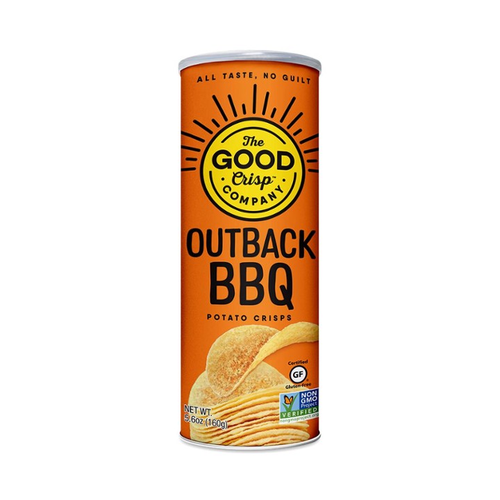 The Good Crisp Company Gluten Free Outback BBQ Potato Crisps 5.6 Oz