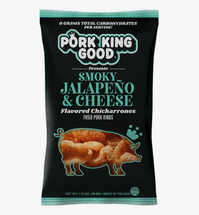 Smoky Jalapeno & Cheese Pork Rinds