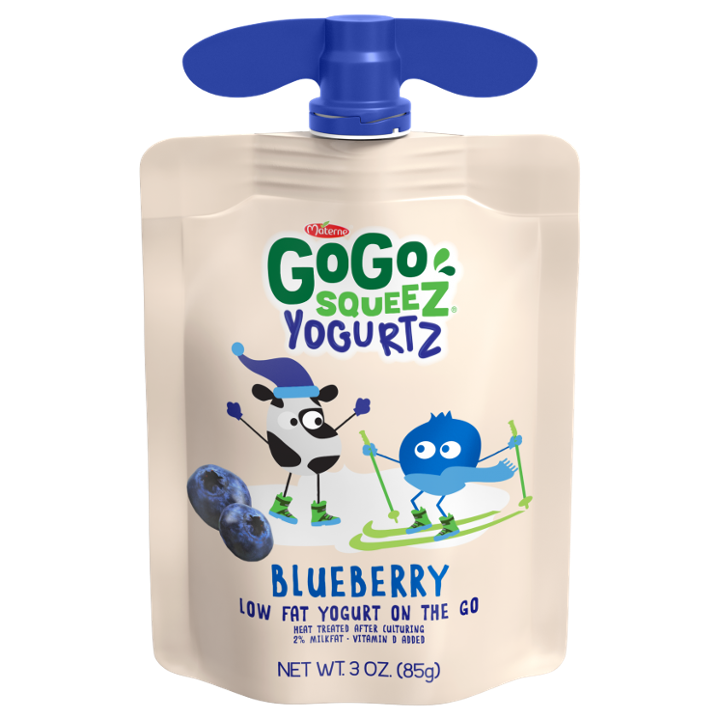 GoGo SqueeZ Yogurt on the Go, Blueberry, 3 Oz