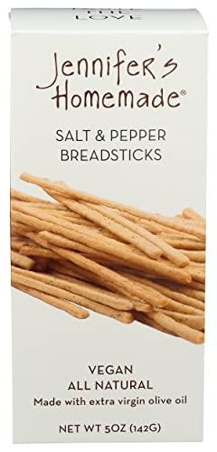 Jennifer's Homemade Salt & Pepper Breadsticks