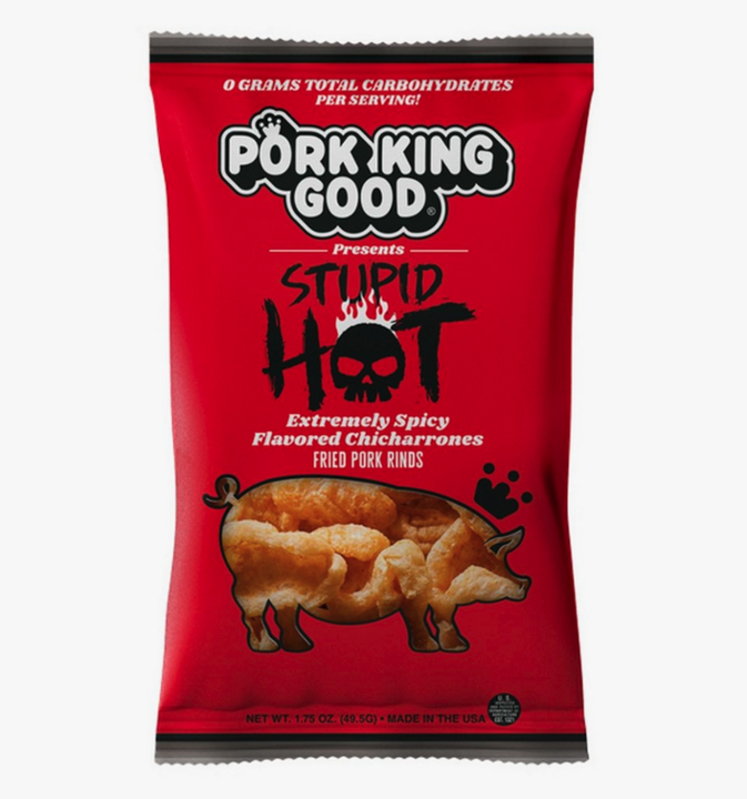 Stupid Hot Pork Pork Rinds