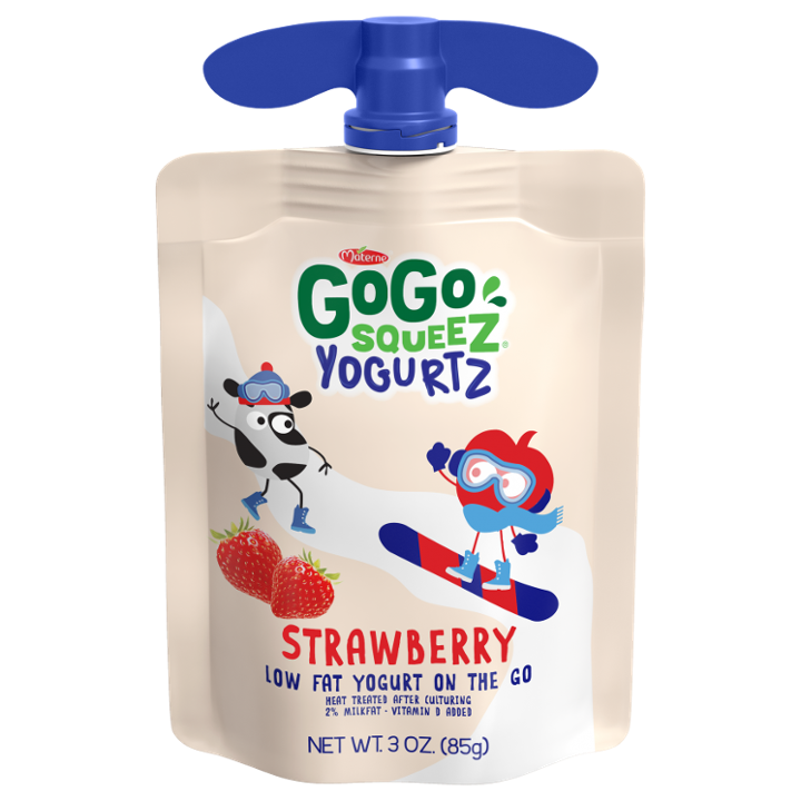 GoGo SqueeZ Yogurt on the Go, Strawberry, 3 Oz