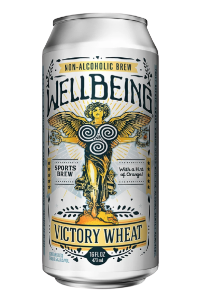 WellBeing Wellbeing Victory Wheat Non-Alcoholic - Beer - 4x 16oz Cans