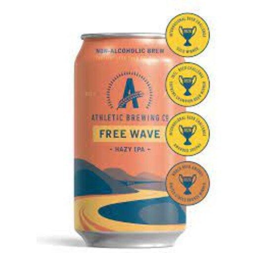 Athletic Free Wave Hazy IPA Non Alcoholic Single Can 12oz