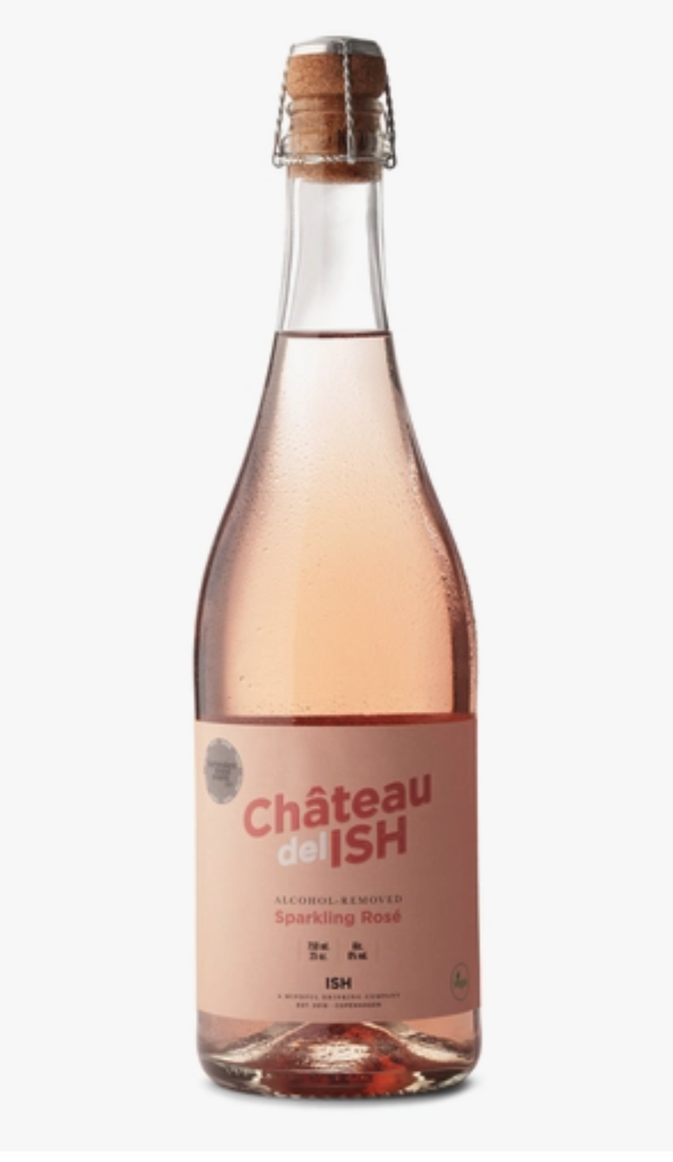 Chateau del ISH Sparkling Rosé (Zero Proof Wine)