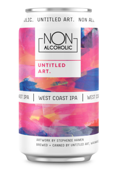 Untitled Art Non-Alcoholic West Coast IPA Ale - Beer - 6x 12oz Cans