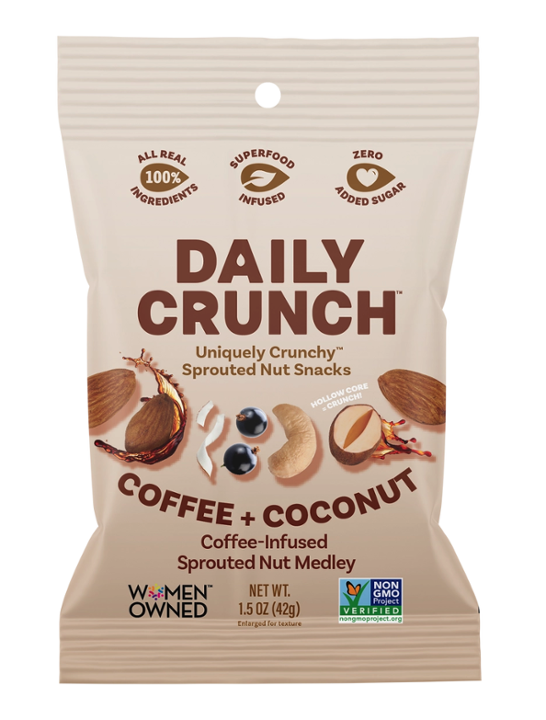 Coffee + Coconut Sprouted Nut Medley *Snack Pack*