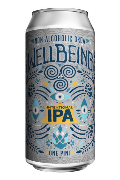 WellBeing Wellbeing Intentional Non-Alcoholic IPA - Beer - 4x 16oz Cans