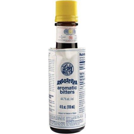 ANGOSTURA Aromatic Bitters  Cocktail Bitters for Professional and Home Mixologists  100% Vegan  Kosher Certified  Sodium and Gluten Free  4 FL OZ