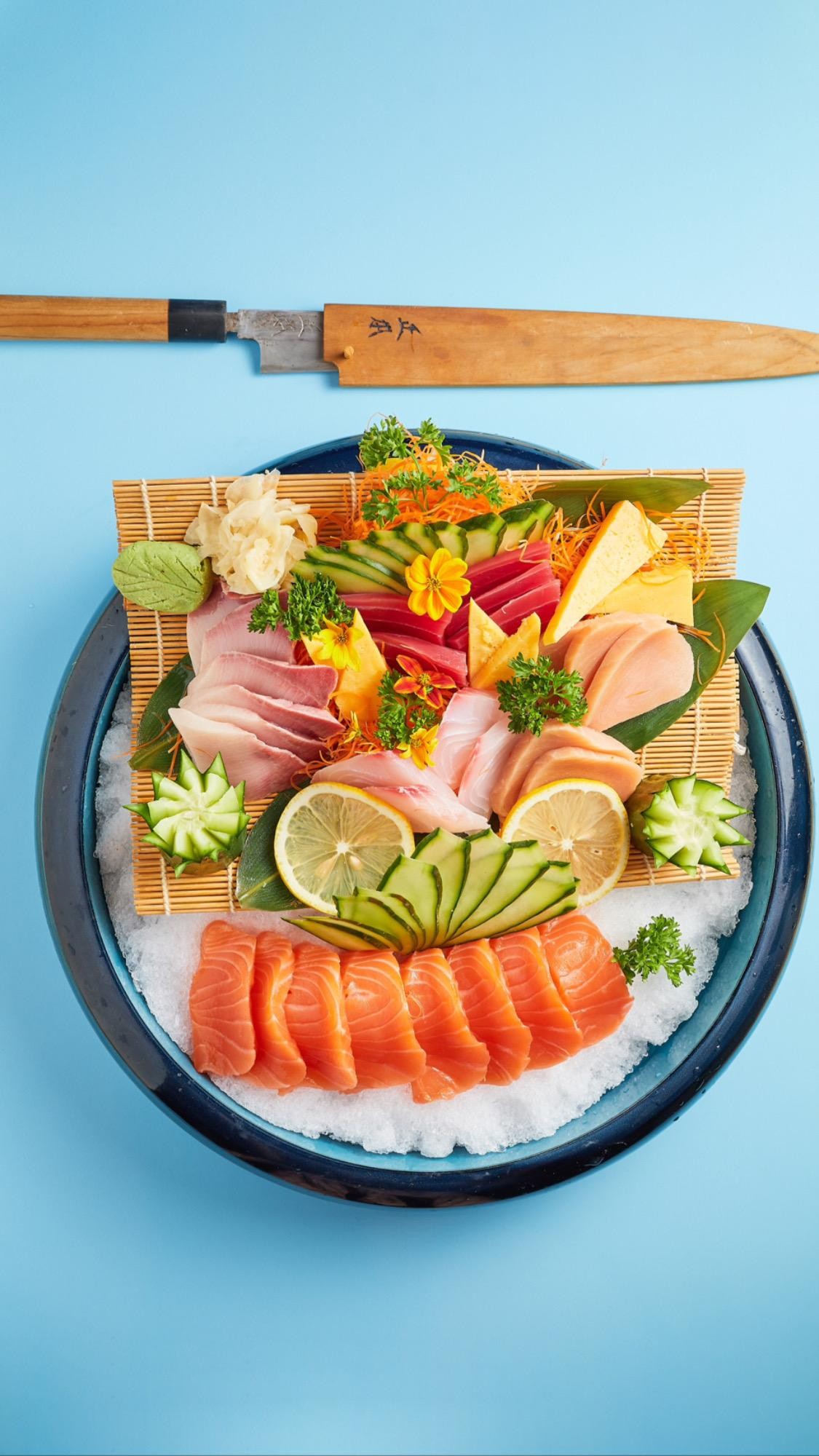 Sashimi platter 27 pcs