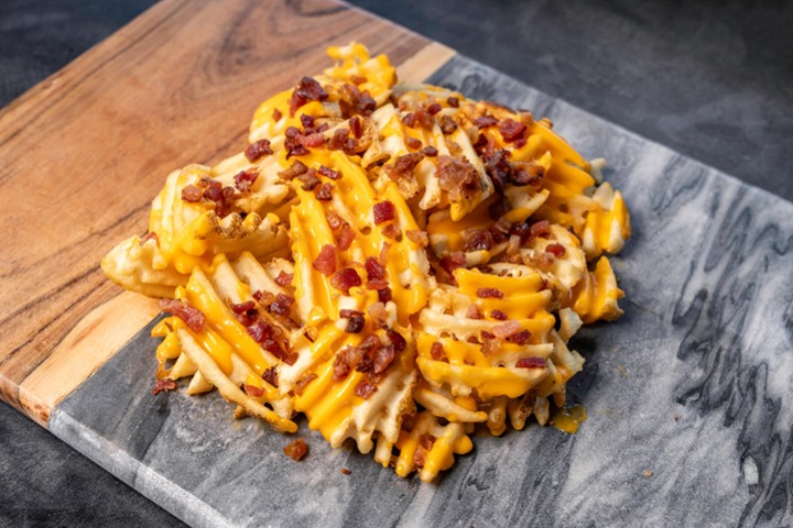 Waffle Bacon Cheese Fries