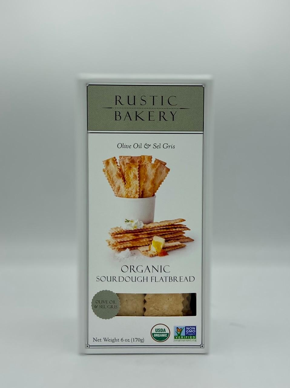Rustic Bakery Organic Sourdough Flatbread - Rosemary & Olive Oil