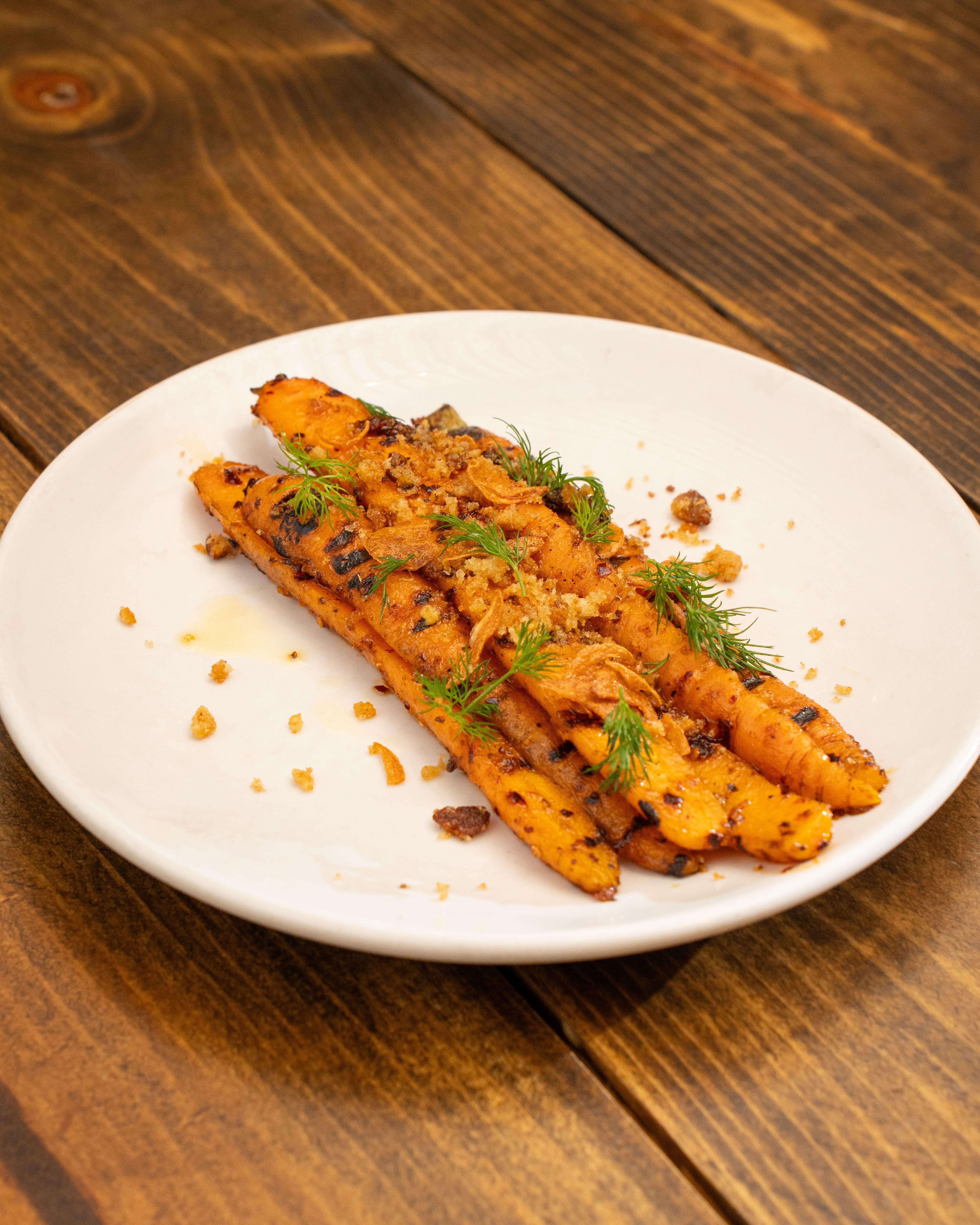 Grilled Nantes Carrots