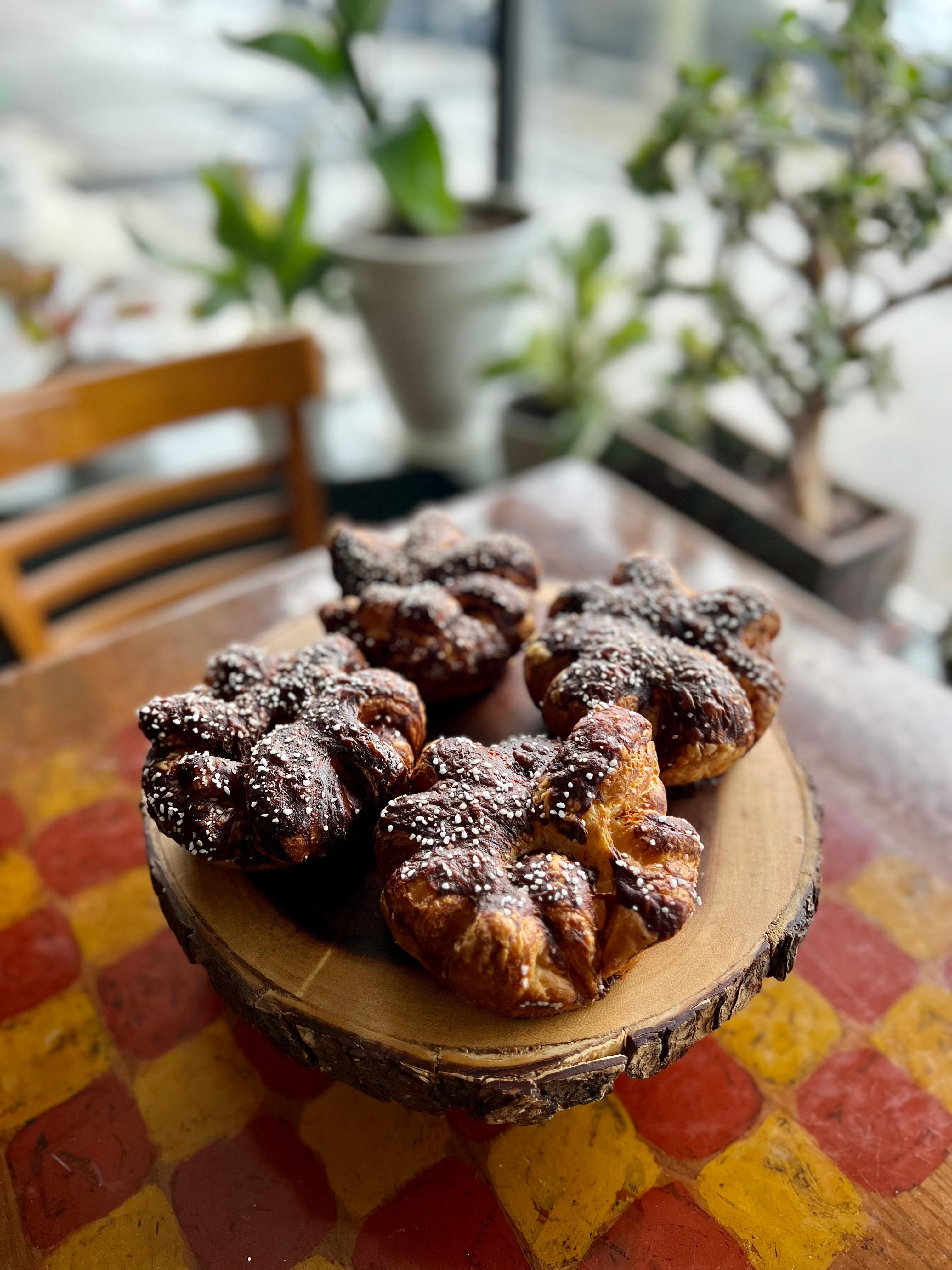 Goat Pretzel Croissant