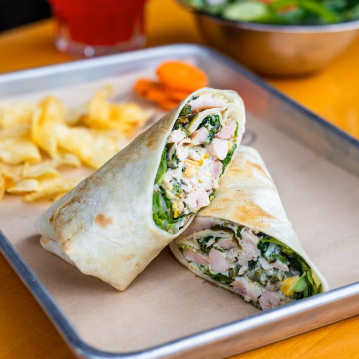 Smoked Chicken Salad Wrap