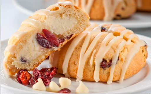 Cranberry & White Chocolate Filled