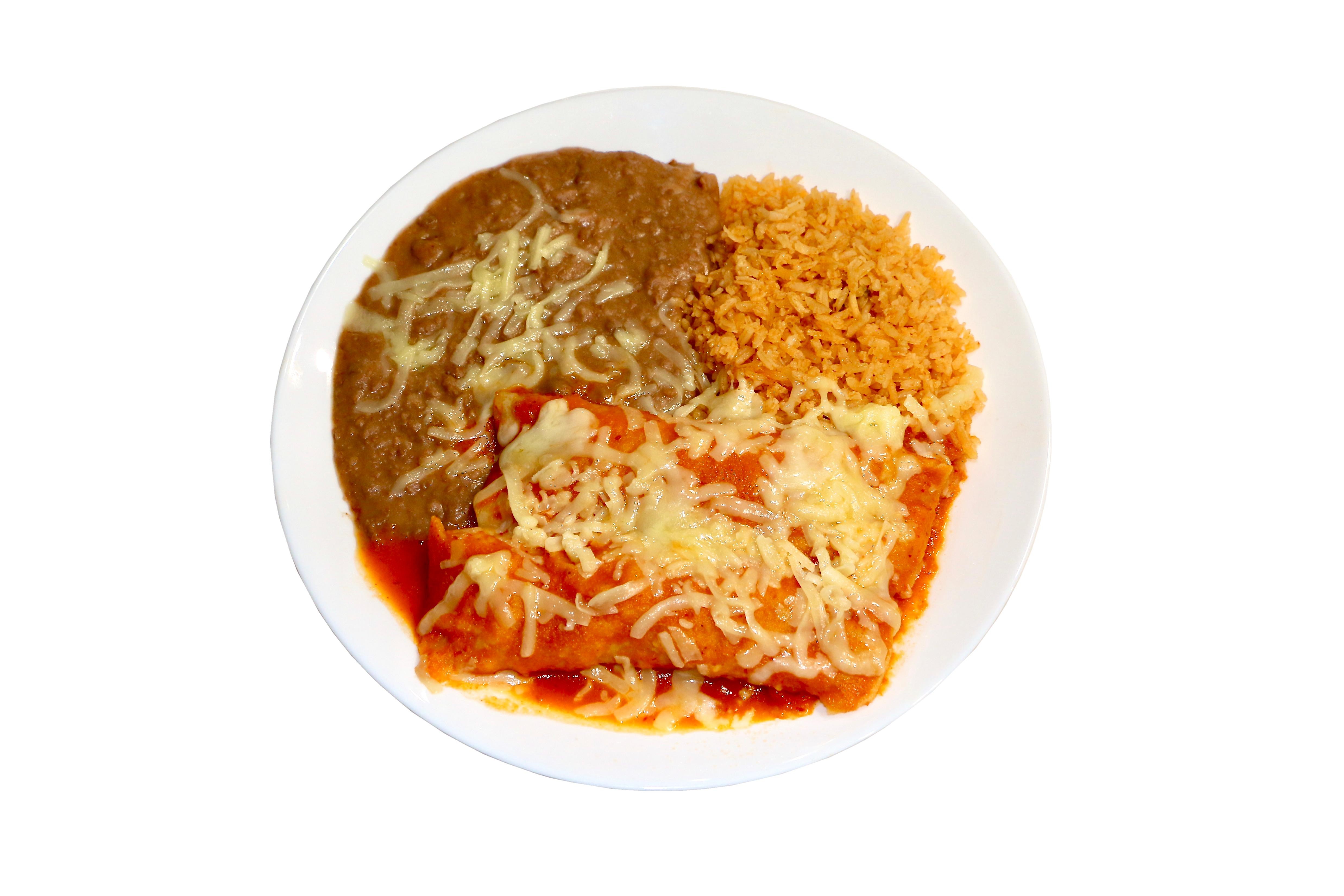 #2 - 2 Enchilada Plate