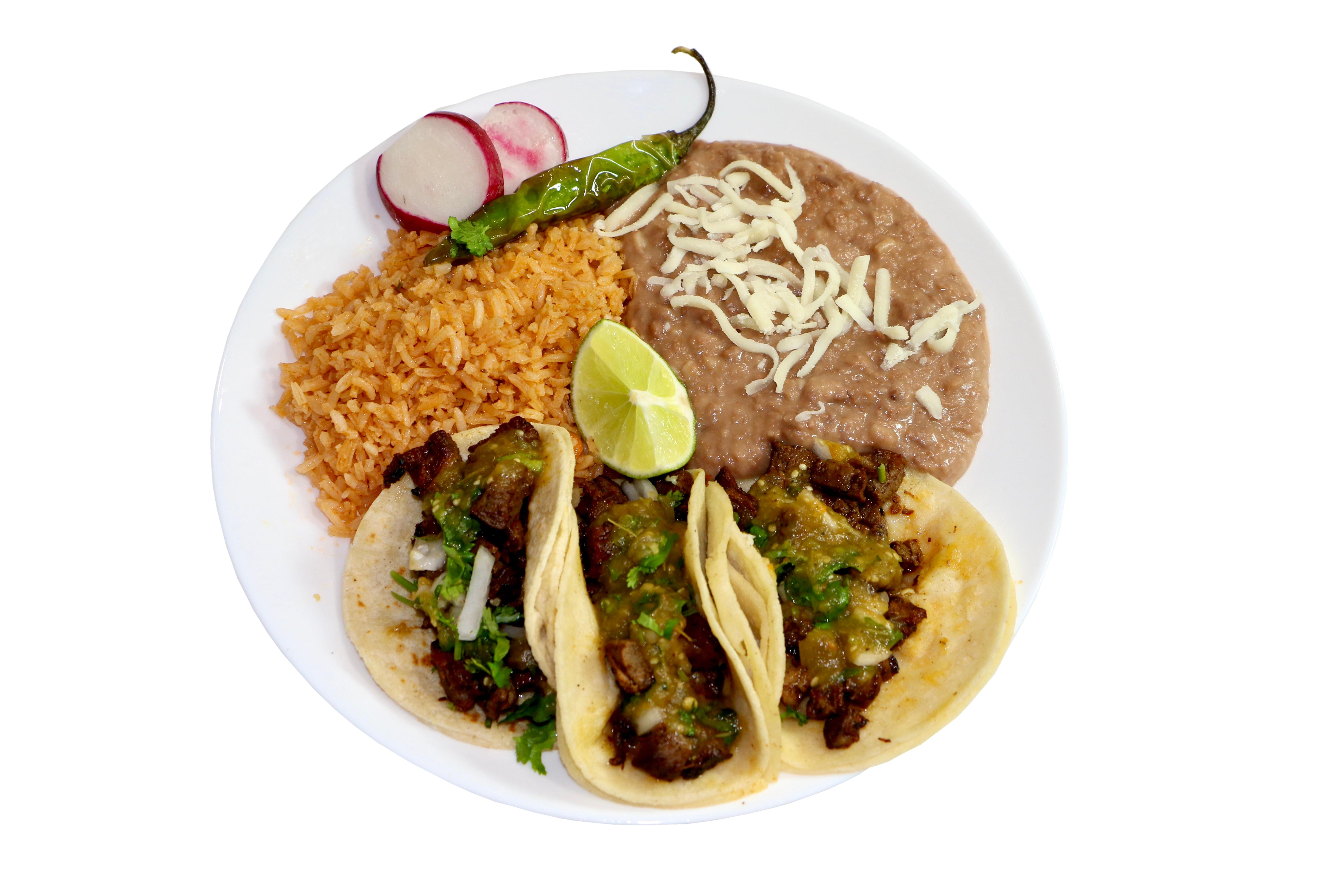 #3 - 3 Tacos Plate