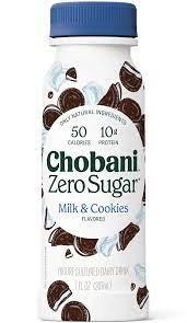Chobani Zero Sugar Cookies & Cream Yogurt Drink - 7 Fl Oz