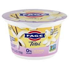 Fage Total 0% Milkfat Vanilla Greek Yogurt - 5.3 Oz
