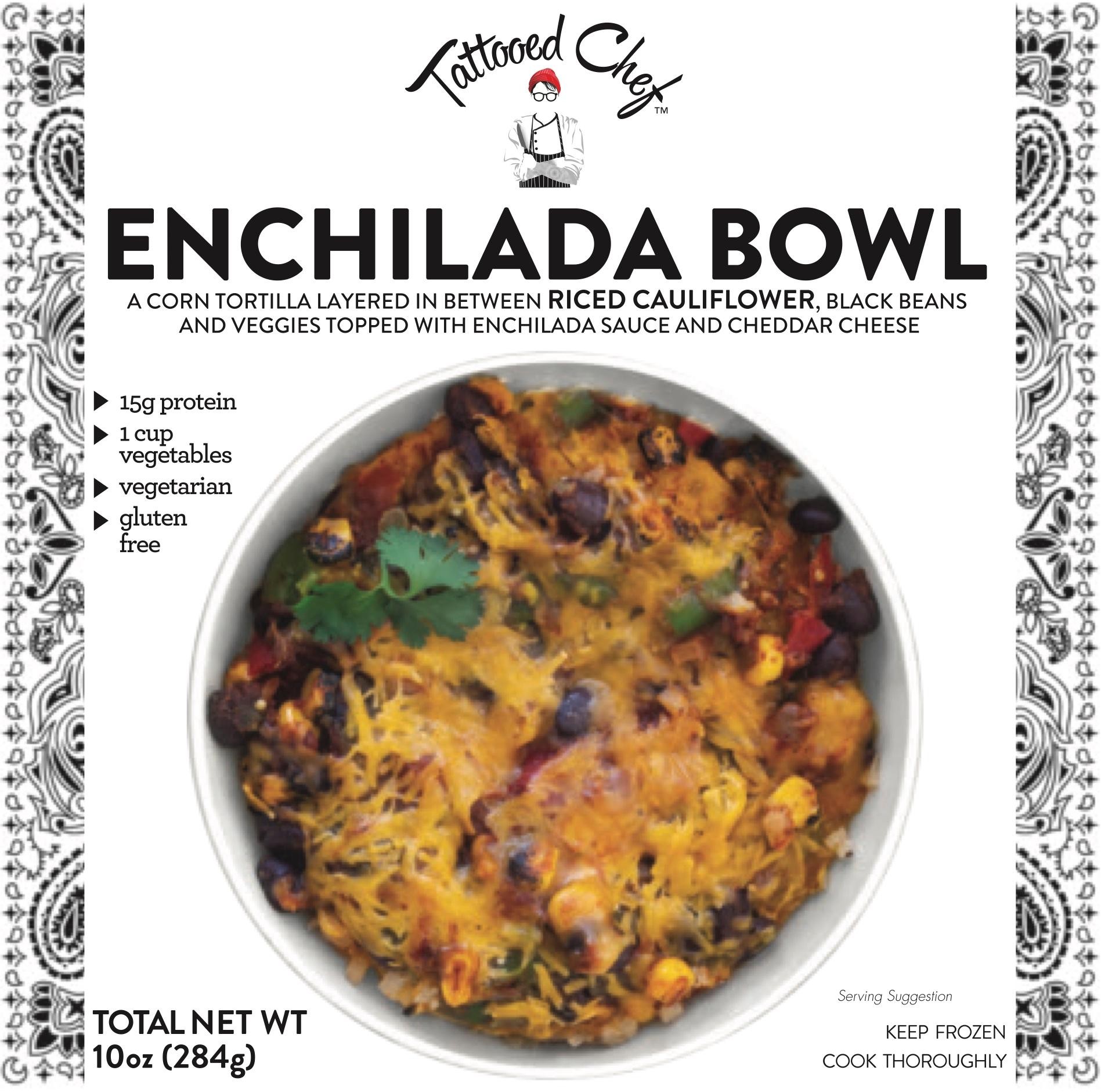 Tattooed Chef Enchilada Bowl Vegetarian Gluten Free - 10 oz