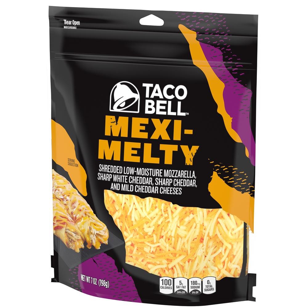 Taco Bell, Mexi-Melty Mexican Shredded Cheese - 7 oz