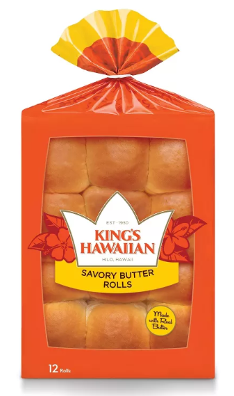 King's Hawaiian Savory Butter Rolls 12ct - 12 Oz