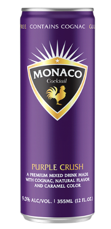 Monaco Purple Crush Cognac Cocktail - 12 Fl Oz