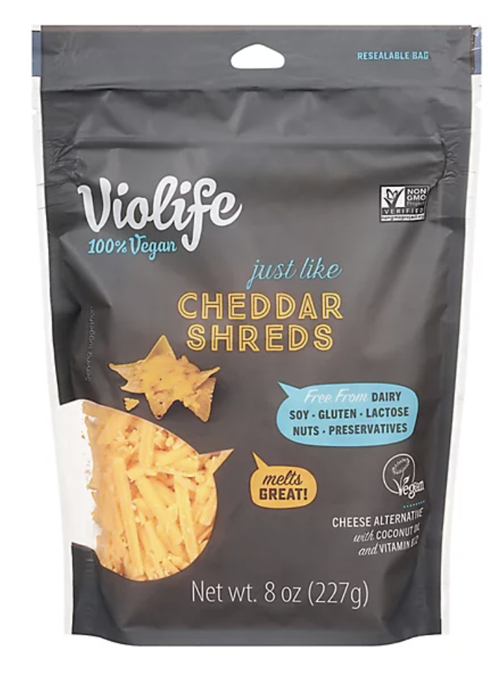 Violife Vegan Cheese Cheddar Shreds - 8 Oz