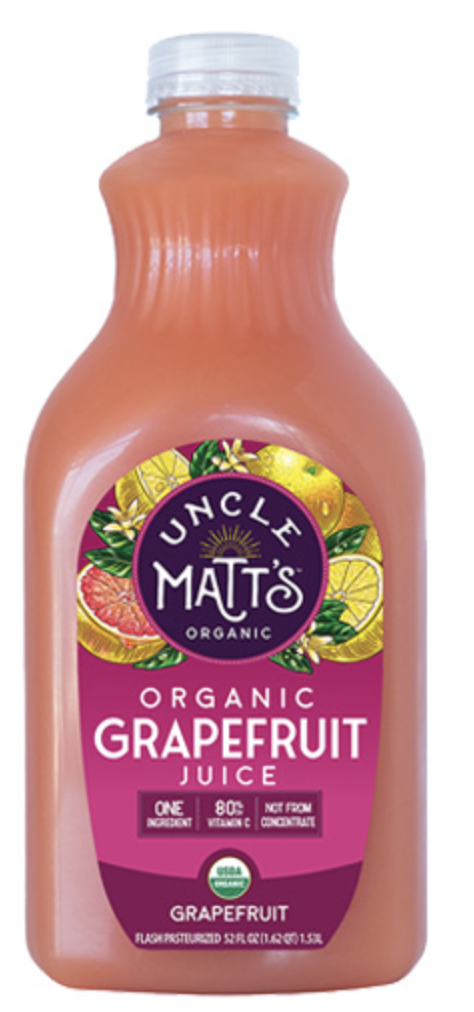 Uncle Matt's Organic Grapefruit Juice - 52 Fl Oz