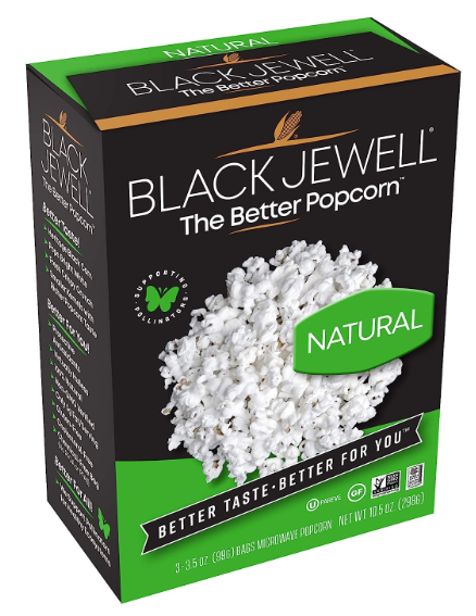 Black Jewell Heritage Popcorn Natural 3 Pack - 10.5 Oz