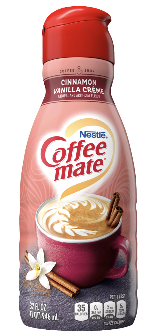 Nestle Coffeemate Cinnamon Vanilla Creme - 32 fl oz