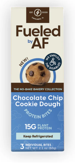 Fueled By AF Chocolate Chip Cookie Dough Protein Bites 3 ct - 2.116 Oz