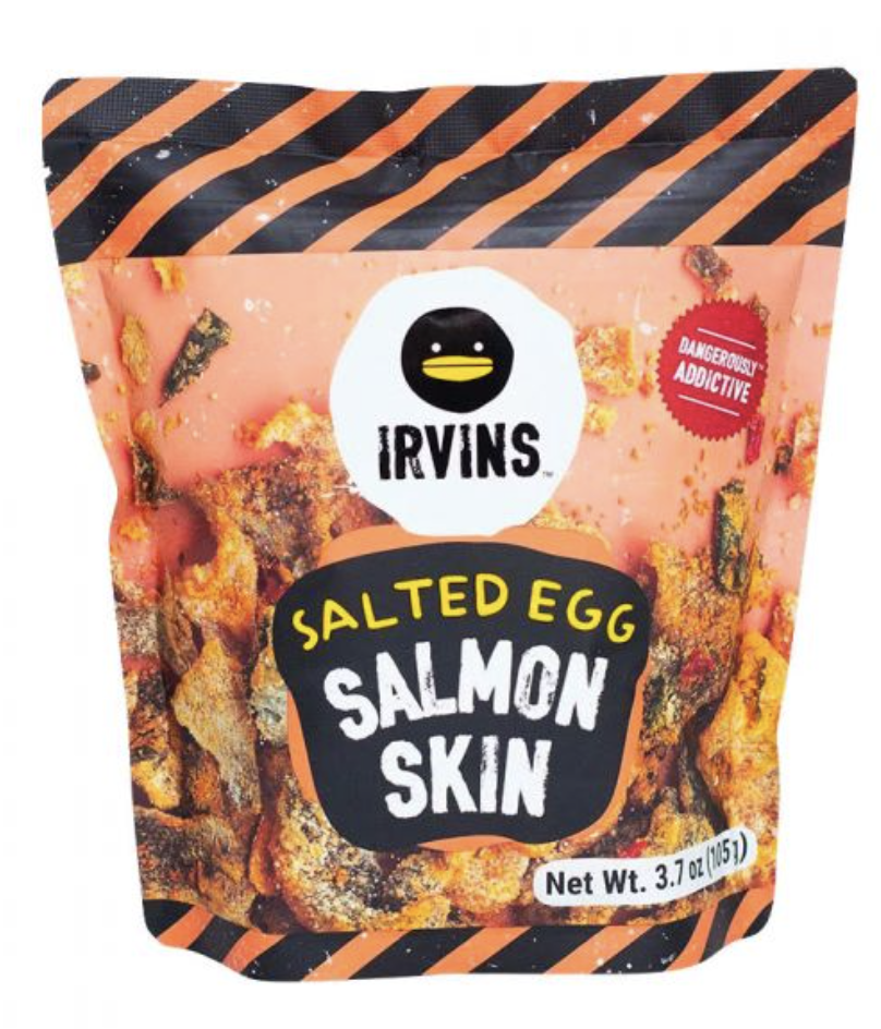 Irvins Salted Egg Salmon Skin - 3.7 Oz
