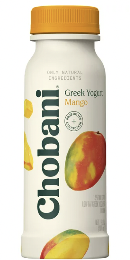 Chobani All Natural Greek Yogurt Mango Gluten Free - 7 Fl Oz