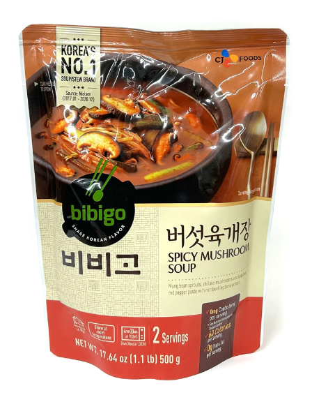 CJ Foods Bibigo Spicy Mushroom Soup - 17.63 oz