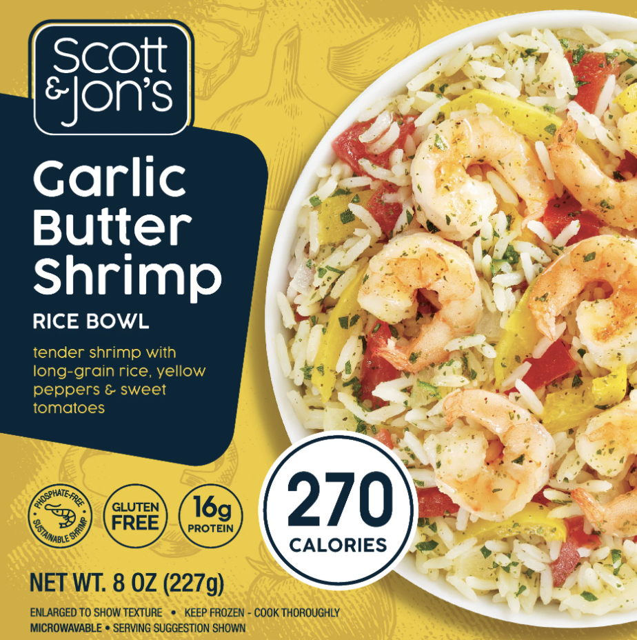 Scott & Jon's Garlic Butter Shrimp Rice Bowl - 8oz