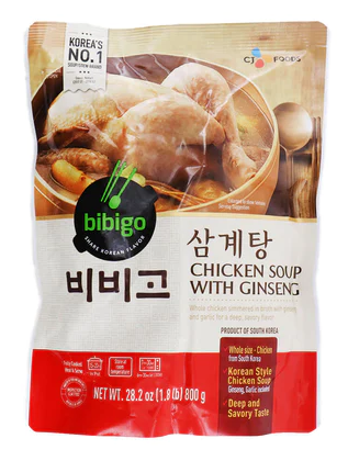 CJ Foods Bibigo Chicken Soup with Ginseng - 28.2 oz