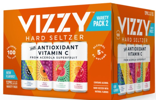 Vizzy Hard Seltzer Antioxidant Vitamin C, Variety Pack 2, 12 pk - 12 Oz Can