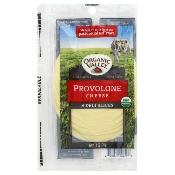 Organic Valley Provolone Cheese Slices 8 CT - 6 oz