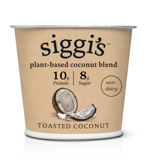 Siggi's Plant Based Coconut Blend Non Dairy Yogurt, Toasted Coconut - 5.3 Oz