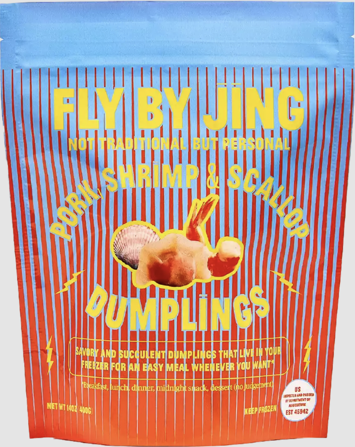 Fly By Jing Pork Shrimp & Scallop Dumplings - 14 oz