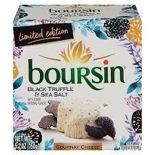 Boursin Black Truffle & Sea Salt Gournay Cheese - 5.2 oz