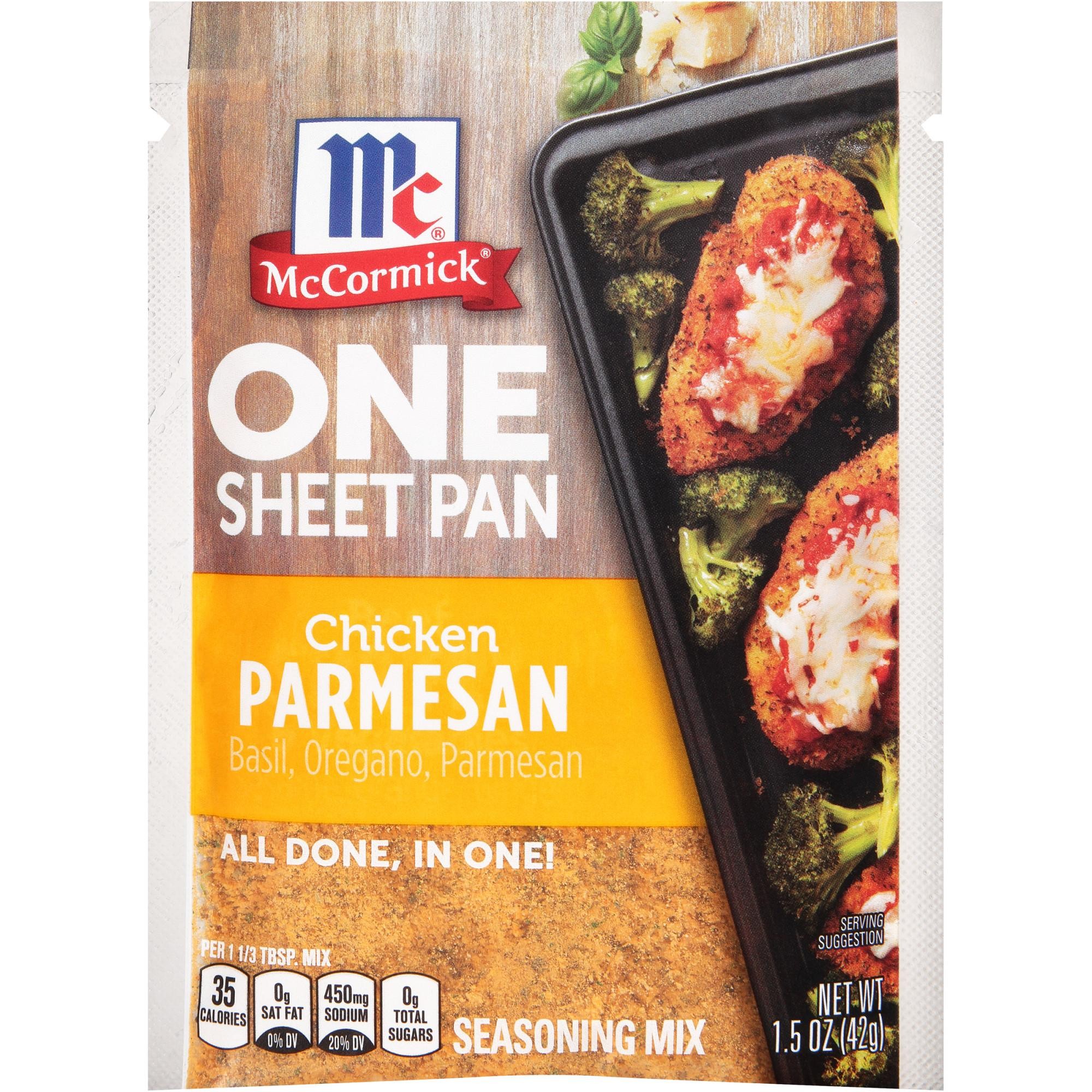 McCormick ONE Chicken Parmesan Sheet Pan Seasoning Mix - 1.5 Oz