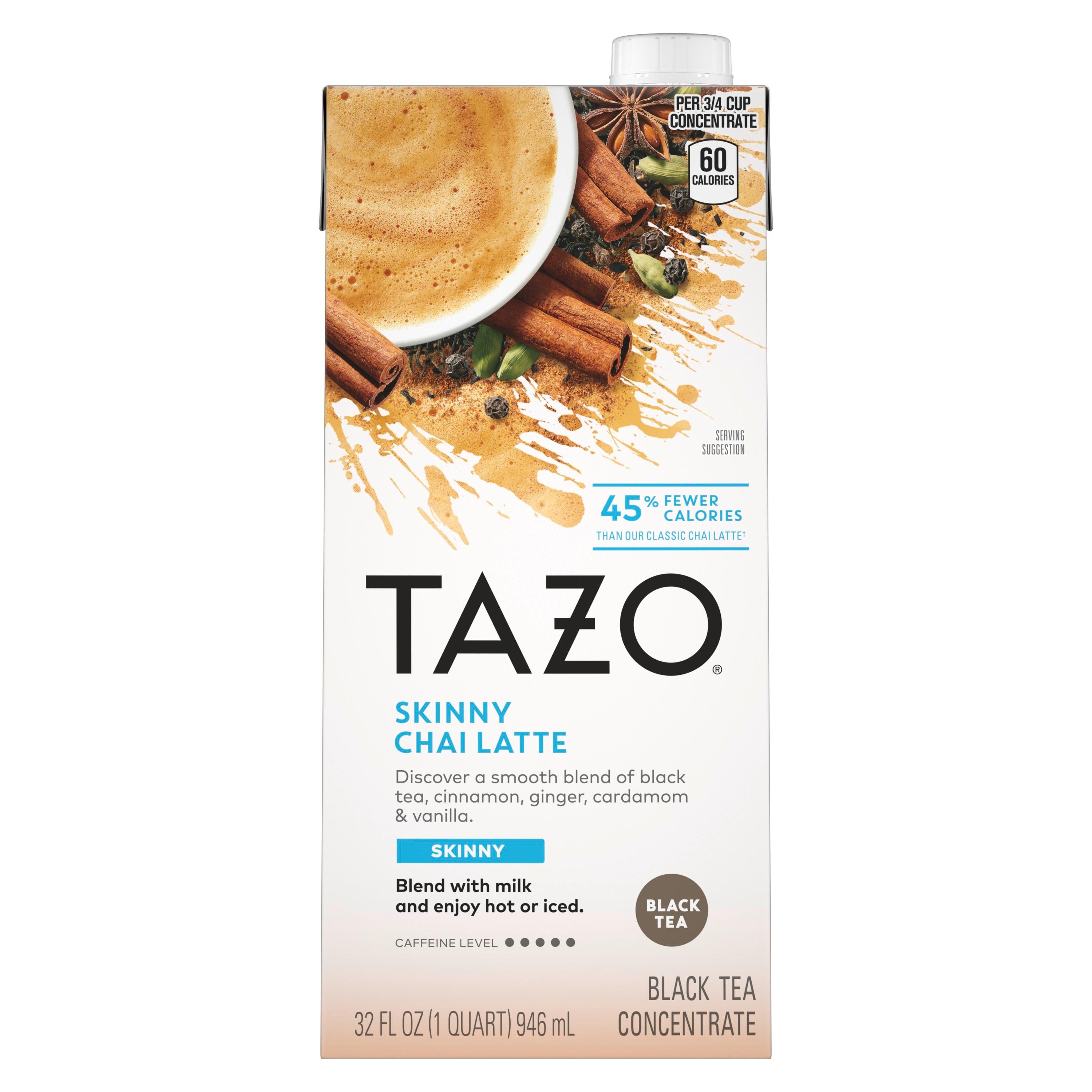 Tazo Skinny Chai Latte Black Tea Concentrate - 32 Fl Oz