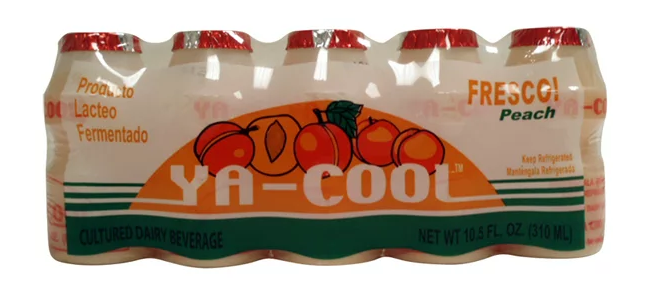 Ya-Cool Peach Cultured Dairy Beverage - 10.5 Oz